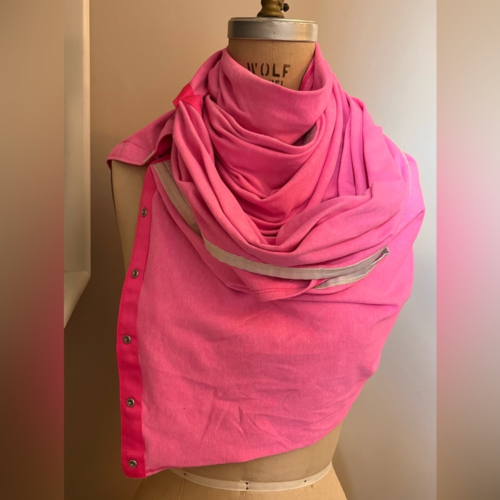 Lululemon Vinyasa scarf bright pink SUPER SOFT!